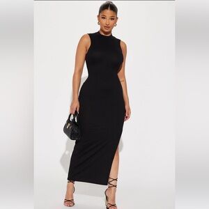 Fashion Nova Black Maxi Dress